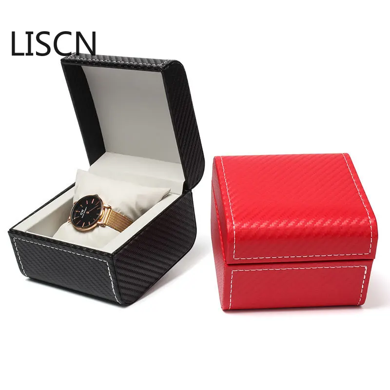 2019 New Luxury Design Open Mouth PU 1 Grid Watch Box Fashion Breach Case Wholesale/Retail Custom Logo Watch Gift Box LISCN
2019 New Luxury Design Open Mouth PU 1 Grid Watch Box Fashion Breach Case Wholesale/Retail Custom Logo Watch Gift Box LISCN