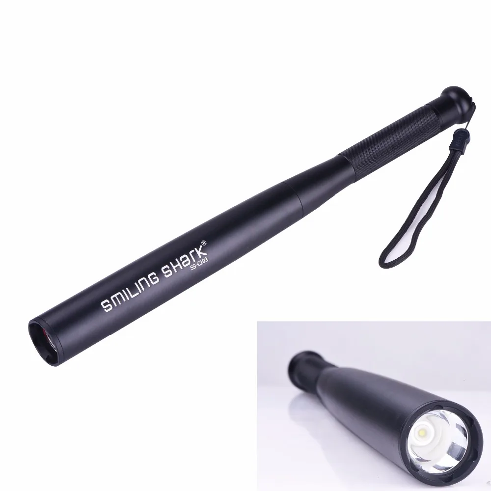 Тактический Long Baseball Bat Форма СВЕТОДИОДНЫЙ Фонарик Факел Лампы CREE XPE 3 Режим