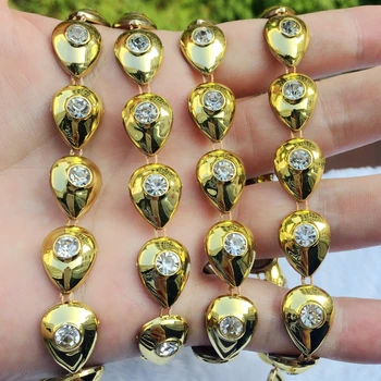 Drop Crystal Sew On Rhinestone Chain For Women Decorative Bracelet Strass Earrings Making 10yards -D53
Drop Crystal Sew On Rhinestone Chain For Women Decorative Bracelet Strass Earrings Making 10yards -D53