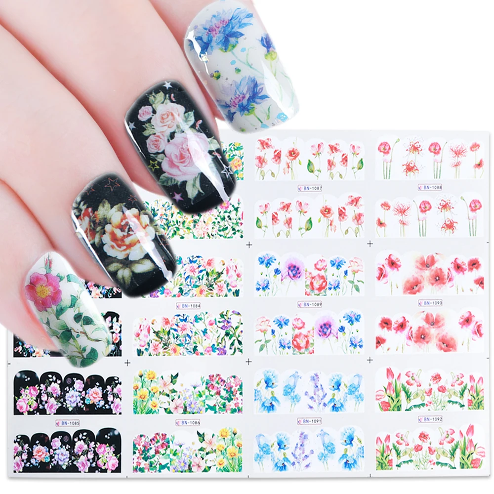 12 Design Floral Nail Art Water Sticker Blooming Daisy Flower Transfer Decal Tattoo Manicure Colorful Foil Sticker LABN1081-1092
12 Design Floral Nail Art Water Sticker Blooming Daisy Flower Transfer Decal Tattoo Manicure Colorful Foil Sticker LABN1081-1092
