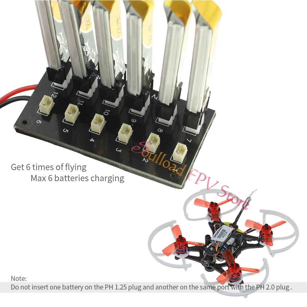 JST 1S Lipo Battery Charging Parallel Board Blade Inductrix Ultra Micro JST-PH Connector Plate FPV Indoor mini Racing Quadcopter
JST 1S Lipo Battery Charging Parallel Board Blade Inductrix Ultra Micro JST-PH Connector Plate FPV Indoor mini Racing Quadcopter