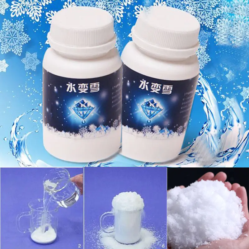 New Artificial Snowflakes Party Instant Snow Man-Made Magic Artificial Snow Powder Christmas Decor DIY
New Artificial Snowflakes Party Instant Snow Man-Made Magic Artificial Snow Powder Christmas Decor DIY