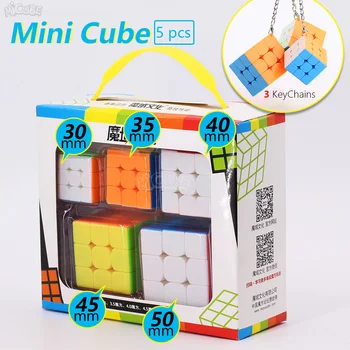 5pcs/set Gifts Box Mofangjiaoshi Small Cube3x3 Key Chain Mini Size Speed Puzzle Stickerless 30 35 40 mm Toys For Kids Birthday
5pcs/set Gifts Box Mofangjiaoshi Small Cube3x3 Key Chain Mini Size Speed Puzzle Stickerless 30 35 40 mm Toys For Kids Birthday