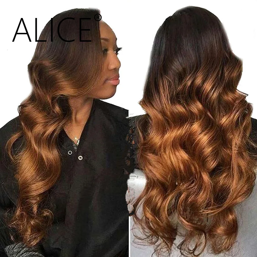 ALICE Ombre Lace Front Human Hair Wigs For Women Pre Plucked Body Wave Lace Front Wig With Baby Hair Remy Glueless Ombre Wig13x4
ALICE Ombre Lace Front Human Hair Wigs For Women Pre Plucked Body Wave Lace Front Wig With Baby Hair Remy Glueless Ombre Wig13x4