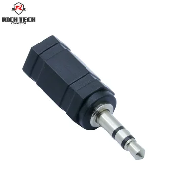 50pcs Stereo 3poles Jack 3.5mm 1/8" to 3.5mm 1/8" audio Connector Nickel Plated 3.5mm Male Plug to Female Jack Converter
50pcs Stereo 3poles Jack 3.5mm 1/8" to 3.5mm 1/8" audio Connector Nickel Plated 3.5mm Male Plug to Female Jack Converter