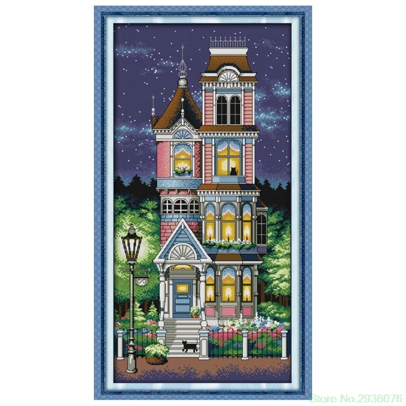 2019 New Villa At Night DIY Handmade Needlework Counted 14CT Printed Cross Stitch Embroidery Kit Set Home Decoration
2019 New Villa At Night DIY Handmade Needlework Counted 14CT Printed Cross Stitch Embroidery Kit Set Home Decoration