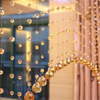 1pc One meters of crystal glass bead curtain curtain channel background DIY Home Furnishing wedding decoration
1pc One meters of crystal glass bead curtain curtain channel background DIY Home Furnishing wedding decoration