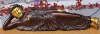 bi001778 12" Tibet Buddhism Bronze Gilt Sleep Rest Shakyamuni Sakyamuni Buddha Statue
bi001778 12" Tibet Buddhism Bronze Gilt Sleep Rest Shakyamuni Sakyamuni Buddha Statue