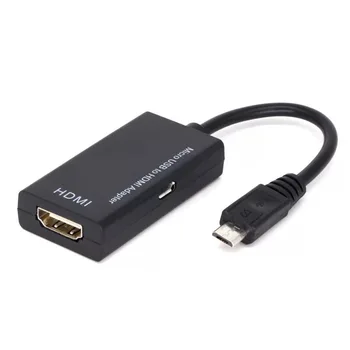 Micro-USB To HDMI Adapter For TV Monitor 1080P HD Audio Cable And HDMI Video Converter For Samsung HUAWEI HTC MHL device
Micro-USB To HDMI Adapter For TV Monitor 1080P HD Audio Cable And HDMI Video Converter For Samsung HUAWEI HTC MHL device