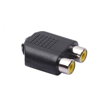 Dual 2-RCA Female Jack to 3.5mm 1/8 Stereo Jack Y Splitter Audio Cable Adapter Futural Digital Drop Shipping AUGG18
Dual 2-RCA Female Jack to 3.5mm 1/8 Stereo Jack Y Splitter Audio Cable Adapter Futural Digital Drop Shipping AUGG18