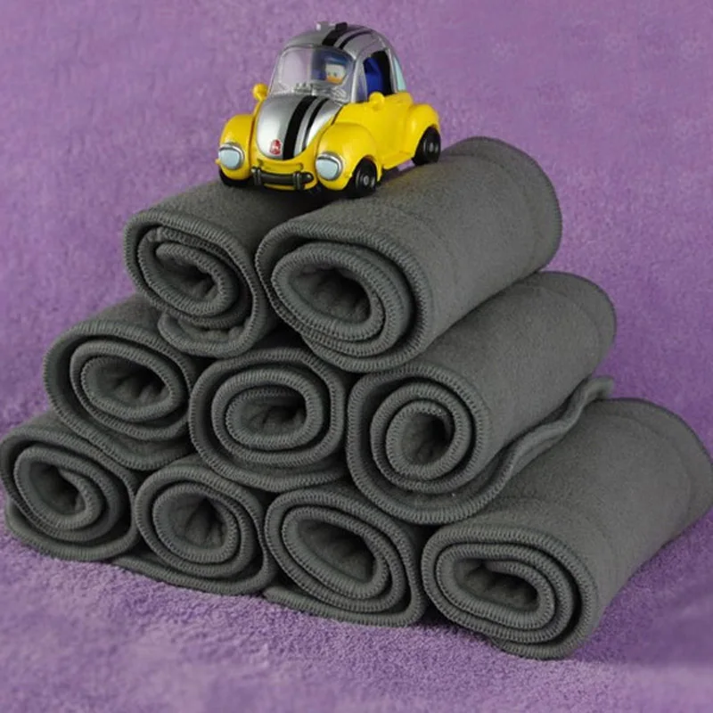 New 5pcs/10pcs 4 Layers Baby Diapers Bamboo Liner Inserts Cloth Gray Soft Reusable Washable Comfortable Infant Nappy Baby Care
New 5pcs/10pcs 4 Layers Baby Diapers Bamboo Liner Inserts Cloth Gray Soft Reusable Washable Comfortable Infant Nappy Baby Care