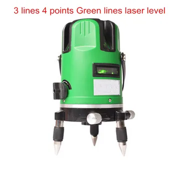 3 lines 4 points green laser level infrared laser 360 self-leveling rotary cross line level nivel a laser lazernnyi level
3 lines 4 points green laser level infrared laser 360 self-leveling rotary cross line level nivel a laser lazernnyi level