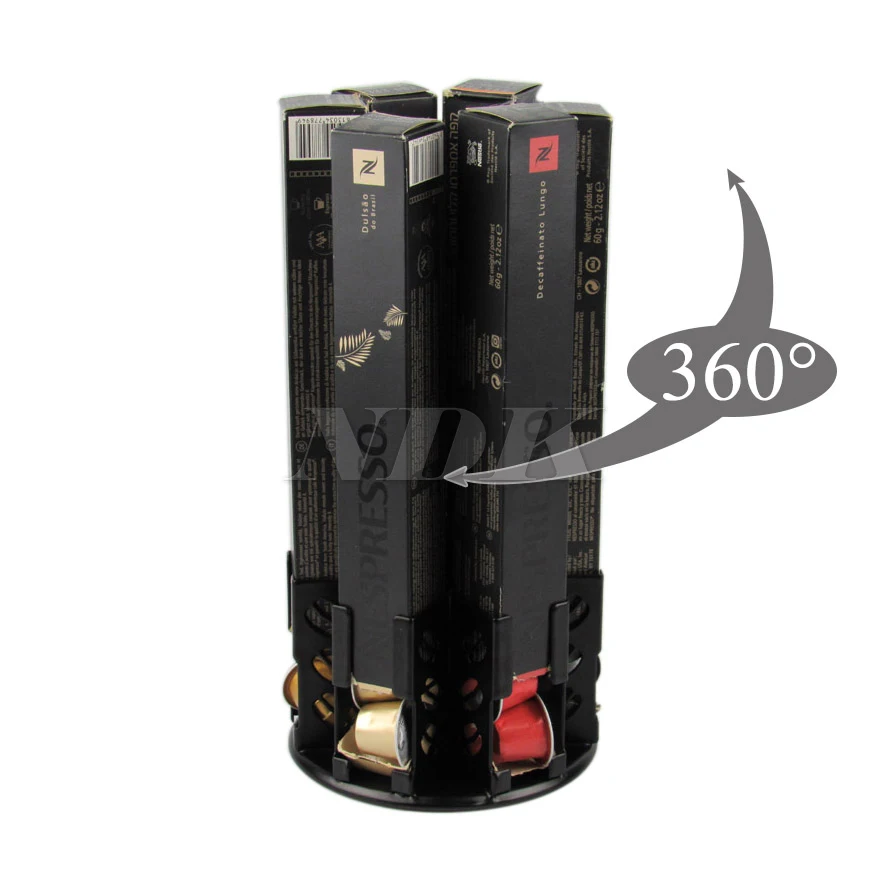 Coffee Capsule Pod 360 Degree Revolving Holder Storage Stand for Stores Nespresso Capsules Pods Black Color Cast Iron
Coffee Capsule Pod 360 Degree Revolving Holder Storage Stand for Stores Nespresso Capsules Pods Black Color Cast Iron