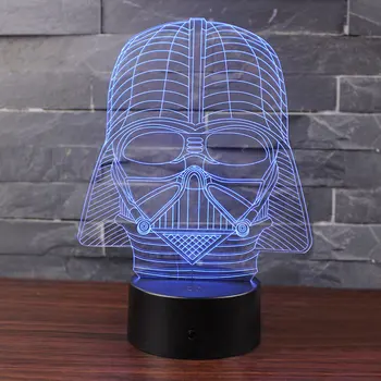 Star Wars darth vader theme 3D Lamp LED night light 7 Color Change Touch Mood Lamp Christmas present Dropshippping
Star Wars darth vader theme 3D Lamp LED night light 7 Color Change Touch Mood Lamp Christmas present Dropshippping