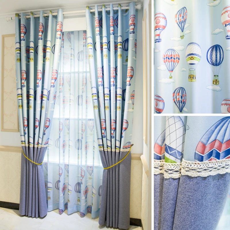 Blackout Curtains Free Shipping!Blue Balloon Mediterranean Style Children's Room Curtain.
Blackout Curtains Free Shipping!Blue Balloon Mediterranean Style Children's Room Curtain.