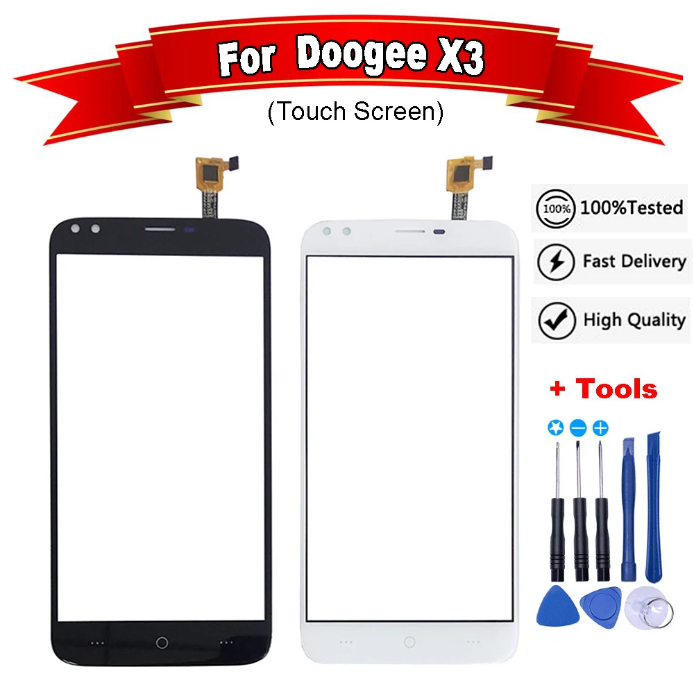 For Doogee X3 Touch Screen outer Glass Panel Lens 4.5"inch for x3 Touch Screen Digitizer +free Tools
For Doogee X3 Touch Screen outer Glass Panel Lens 4.5"inch for x3 Touch Screen Digitizer +free Tools