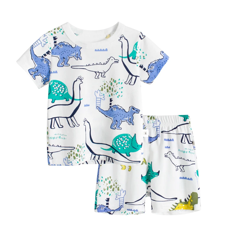 Children's Pajamas Sets Cotton Baby Girls Short Sleeved Dinosaur Cartoon Sleepwear Kids Pyjama Enfant Boys Pyajamas Summer 2019
Children's Pajamas Sets Cotton Baby Girls Short Sleeved Dinosaur Cartoon Sleepwear Kids Pyjama Enfant Boys Pyajamas Summer 2019