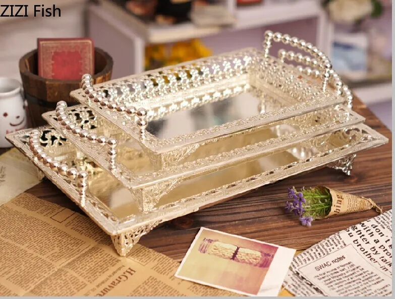 Metal Fruit Plate Snack Candy Desktop Decorative Plate Dance Party Wedding Tableware Bread Plate Food Container Snack Tray
Metal Fruit Plate Snack Candy Desktop Decorative Plate Dance Party Wedding Tableware Bread Plate Food Container Snack Tray