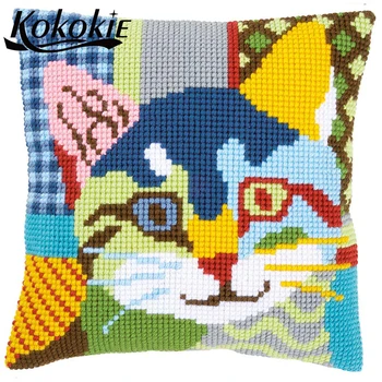 handmade cross stitch pillows for sofa handicraft embroider Needlework kits 3d Embroidery knitting needles kit for pillowcase
handmade cross stitch pillows for sofa handicraft embroider Needlework kits 3d Embroidery knitting needles kit for pillowcase