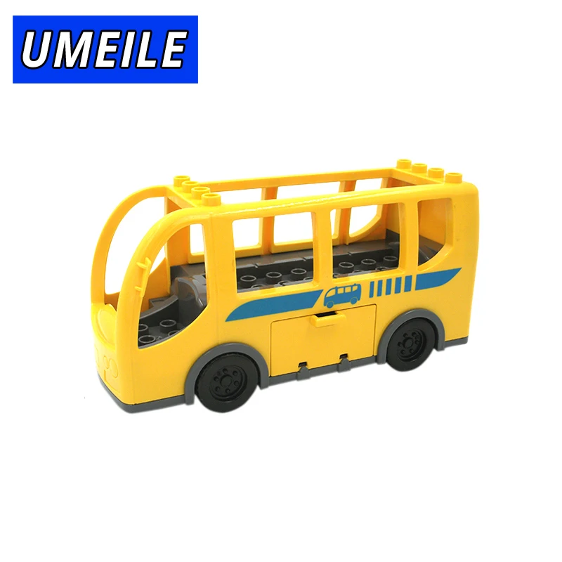 UMEILE Brand Baby Toys Original City School Bus Vehicle Car Model Big Building Block Best Gift Brinquedos Compatible with Duplo
UMEILE Brand Baby Toys Original City School Bus Vehicle Car Model Big Building Block Best Gift Brinquedos Compatible with Duplo