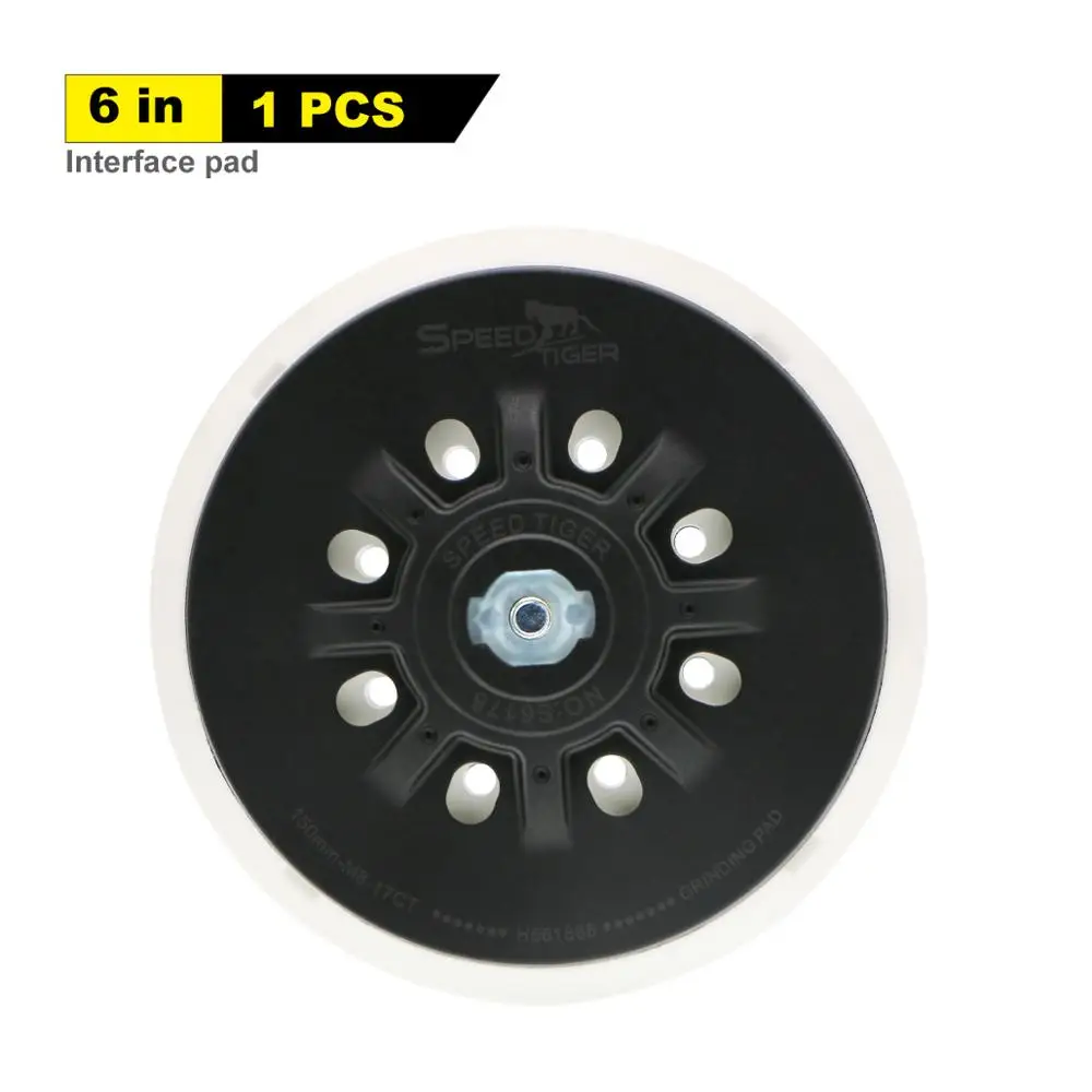 6 Inch 150mm Multi-Hole Dust Free Soft/Hard Sanding Pad Sander Backing Pad for Hook and Loop Discs
6 Inch 150mm Multi-Hole Dust Free Soft/Hard Sanding Pad Sander Backing Pad for Hook and Loop Discs
