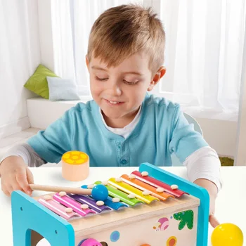 Kids Wooden Montessori Toys Xylophone Intelligence Box Match Building Block High Quality Match Cognition Building Block
Kids Wooden Montessori Toys Xylophone Intelligence Box Match Building Block High Quality Match Cognition Building Block
