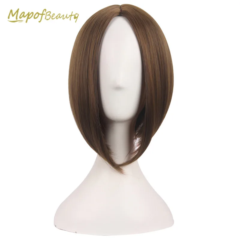 Brownish Black Brown Natural Wigs For Women Short Straight Heat Resistant Synthetic Middle Part Bang False Hairpiece MapofBeauty
Brownish Black Brown Natural Wigs For Women Short Straight Heat Resistant Synthetic Middle Part Bang False Hairpiece MapofBeauty