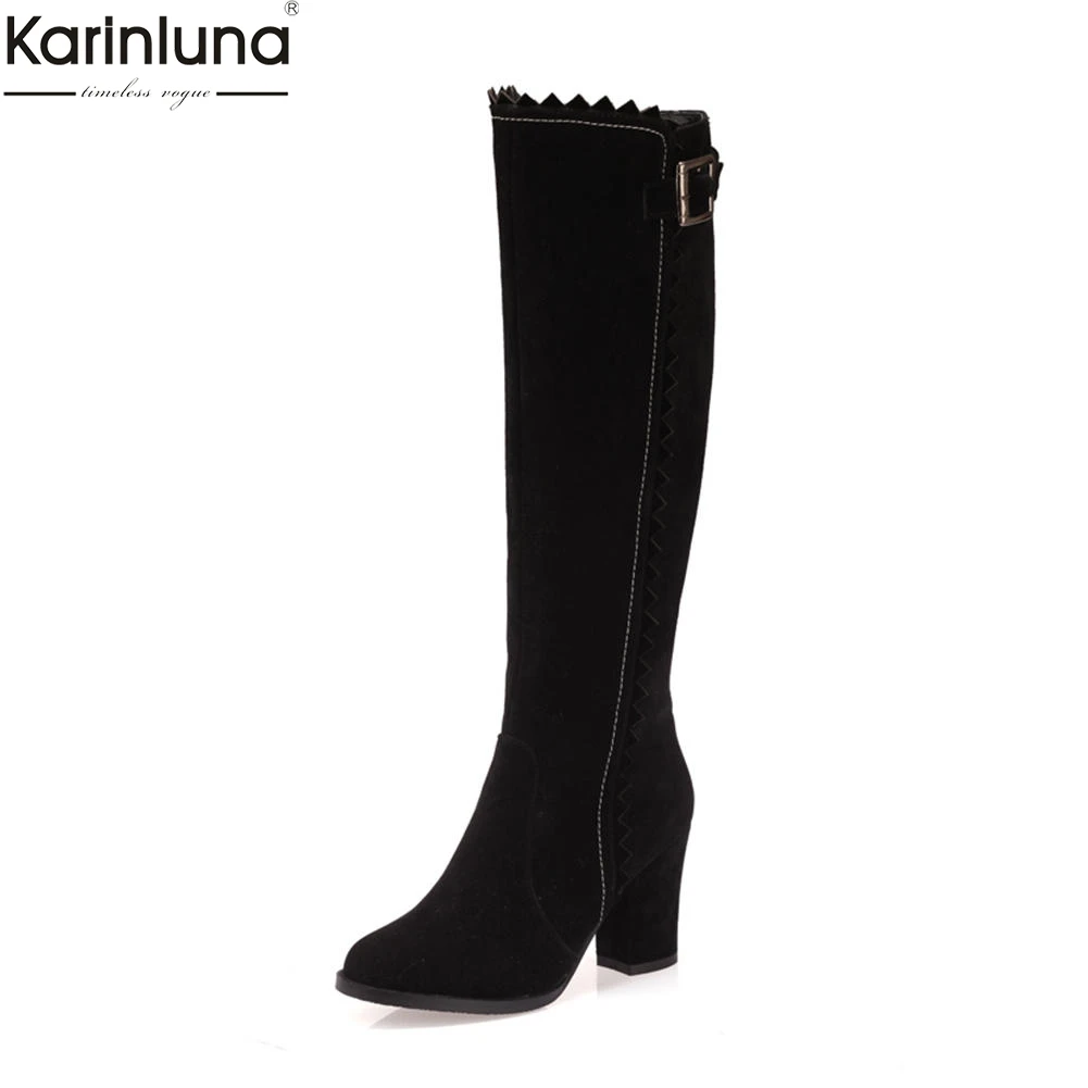 Karinluna New Arrivals Dropship large size 32-48 Zip Up high Heels Boots Woman Shoes Add Fur Warm Shoes Woman Mid Calf Boots
Karinluna New Arrivals Dropship large size 32-48 Zip Up high Heels Boots Woman Shoes Add Fur Warm Shoes Woman Mid Calf Boots