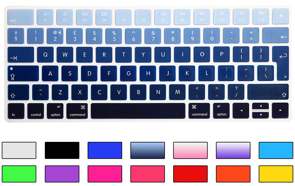 Rainbow Gradient Magic Keyboard Cover Silicone Skin Protective Film For Apple Magic Keyboard 2 2015 A1644 UK/EU Keyboard Version
Rainbow Gradient Magic Keyboard Cover Silicone Skin Protective Film For Apple Magic Keyboard 2 2015 A1644 UK/EU Keyboard Version