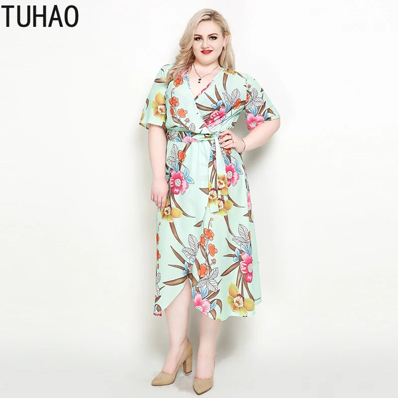 TUHAO Summer Women Bohemian Dresses 2019 Print Beach Plus Size 7XL 6XL 5XL Dress Big Size Casual Office LONG Dress Vestidos RL
TUHAO Summer Women Bohemian Dresses 2019 Print Beach Plus Size 7XL 6XL 5XL Dress Big Size Casual Office LONG Dress Vestidos RL