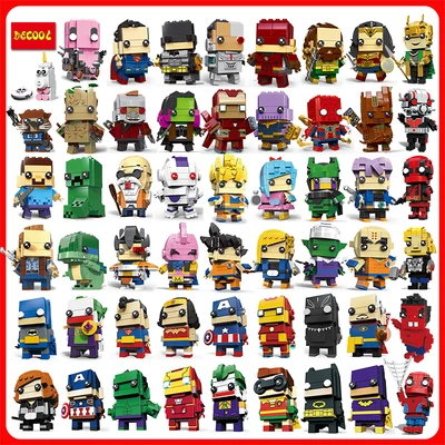 DECOOL compatible legoly brickheadz Pokemon Dragon Ball Z avengers 3 Minecraft Avengers 4 super heros figure blocks building toy
DECOOL compatible legoly brickheadz Pokemon Dragon Ball Z avengers 3 Minecraft Avengers 4 super heros figure blocks building toy