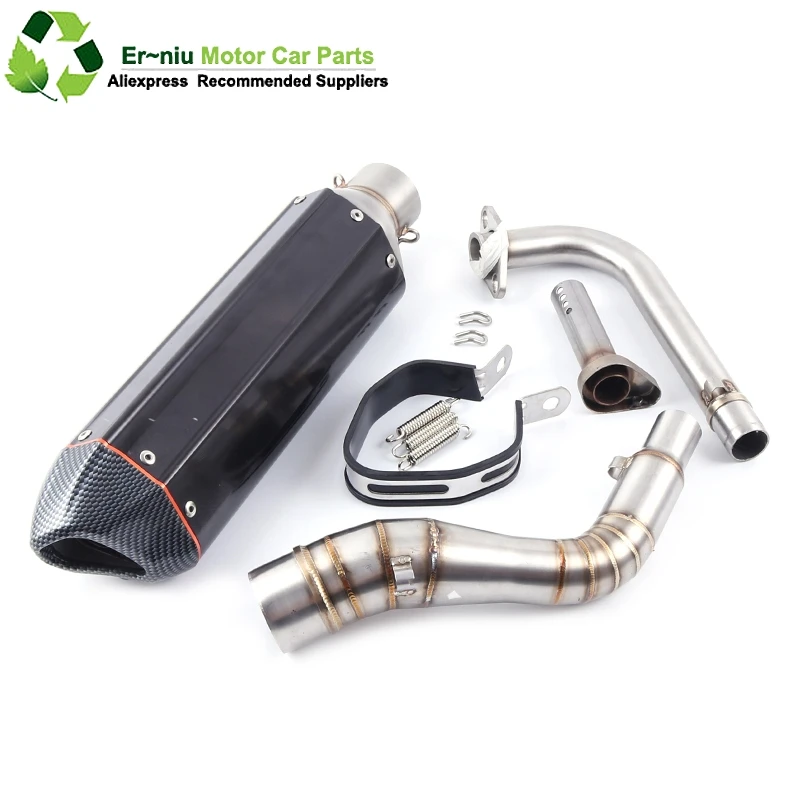 Motorcycle Fiber Exhaust Muffler middle pipe + Escape Full System Slip-On For YAMAHA NVX155 NVX 155 Aerox155
Motorcycle Fiber Exhaust Muffler middle pipe + Escape Full System Slip-On For YAMAHA NVX155 NVX 155 Aerox155