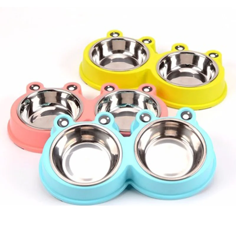1pc Pet Food Water Double Bowl Feeder Stainless Steel Double Bowl Food Feeder Pet Dog Cat Rabbit Supplies
1pc Pet Food Water Double Bowl Feeder Stainless Steel Double Bowl Food Feeder Pet Dog Cat Rabbit Supplies