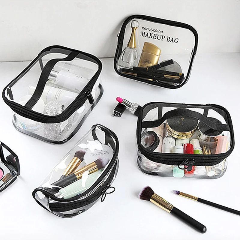 The transparent makeup bag is portable with the body simple waterproof three-dimensional transparent travel cosmetics wash stor
The transparent makeup bag is portable with the body simple waterproof three-dimensional transparent travel cosmetics wash stor