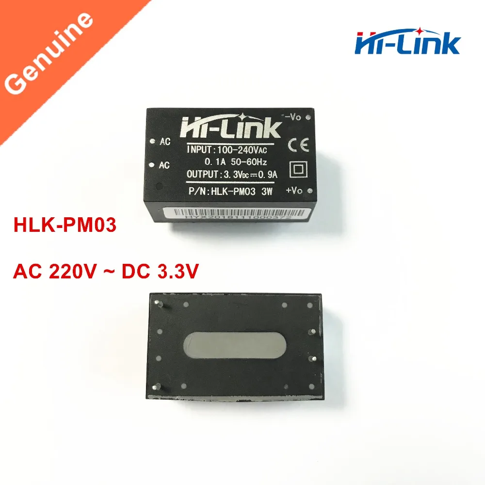 Hi-Link HLK-PM03 AC-DC 220V to 3.3V Step Down Buck Isolated Power Supply Module Intelligent Household Switch Converter
Hi-Link HLK-PM03 AC-DC 220V to 3.3V Step Down Buck Isolated Power Supply Module Intelligent Household Switch Converter