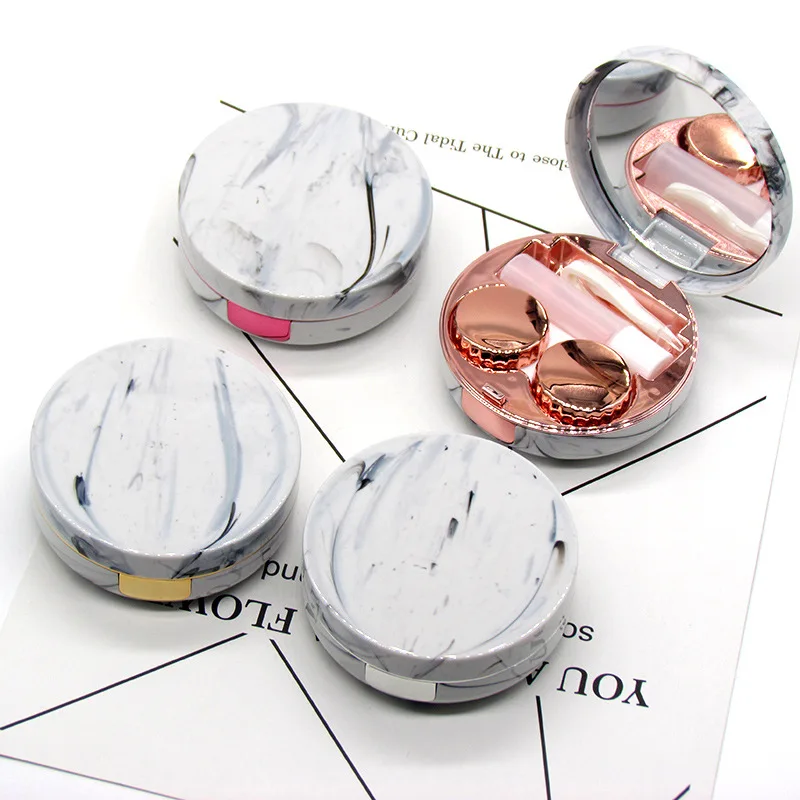 LIUSVENTINA Cute Marble Stripe Contact Lens Case With Mirror Box Container for Color Lenses Gift for Girls Random Pattern
LIUSVENTINA Cute Marble Stripe Contact Lens Case With Mirror Box Container for Color Lenses Gift for Girls Random Pattern