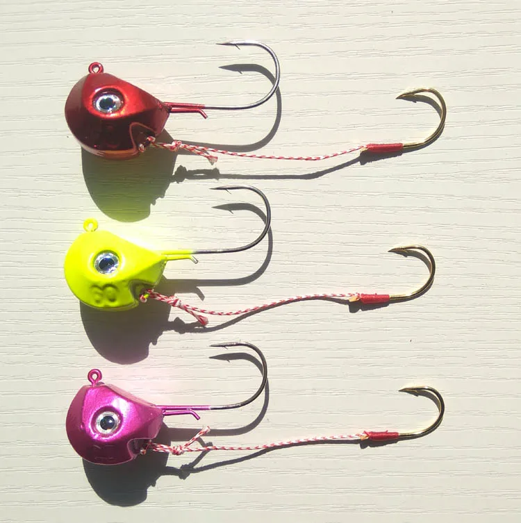 New design 3pcs 100g/80g/60g/40g Slider Snapper/Sea bream Bottom jig Jig head with skirt lead jig lead fish jigging lure
New design 3pcs 100g/80g/60g/40g Slider Snapper/Sea bream Bottom jig Jig head with skirt lead jig lead fish jigging lure