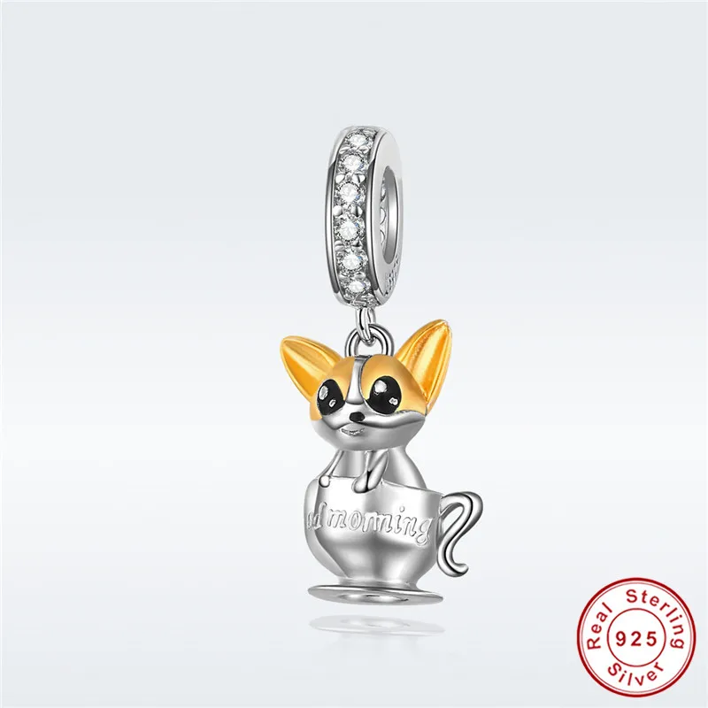 fit Pandora Bracelet Silver 925 Original Gold-color Naughty Dog Charms S925 Teacup Animal Shaped Beads for Jewelry Making
fit Pandora Bracelet Silver 925 Original Gold-color Naughty Dog Charms S925 Teacup Animal Shaped Beads for Jewelry Making