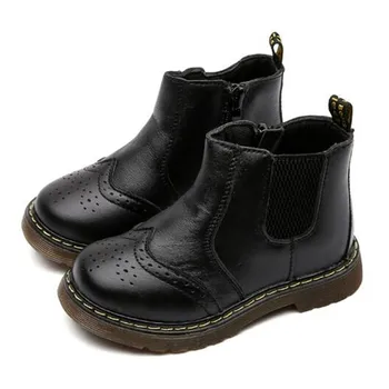 New Genuine Leather Motorcycle boots Children Ankle Boots Boys Girls Plush Warm Baby Snow Boots Student Kids Shoes 02A
New Genuine Leather Motorcycle boots Children Ankle Boots Boys Girls Plush Warm Baby Snow Boots Student Kids Shoes 02A