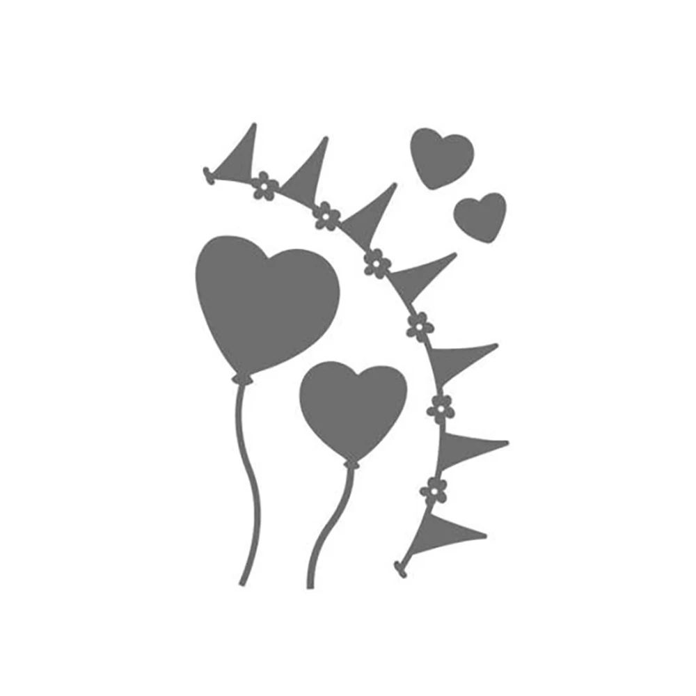 Heart Shape Balloons Metal Cutting Dies Stencils for DIY Scrapbooking Album Stamp Paper Card Embossing 2019 New Template
Heart Shape Balloons Metal Cutting Dies Stencils for DIY Scrapbooking Album Stamp Paper Card Embossing 2019 New Template