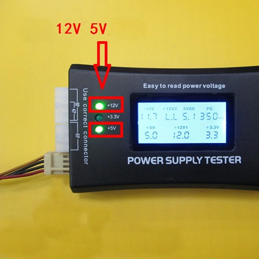 New Digital LCD Display PC Computer 20/24 Pin Power Supply Tester Checker Power Measuring Diagnostic Tester Tools
New Digital LCD Display PC Computer 20/24 Pin Power Supply Tester Checker Power Measuring Diagnostic Tester Tools