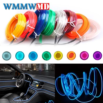 1M 3M 4M 5M Flexible EL Wire Rope Tube Neon Cold Light Glow Party Car Decoration With Cigarette Lighter DC12V 8 Colors LED lamp
1M 3M 4M 5M Flexible EL Wire Rope Tube Neon Cold Light Glow Party Car Decoration With Cigarette Lighter DC12V 8 Colors LED lamp