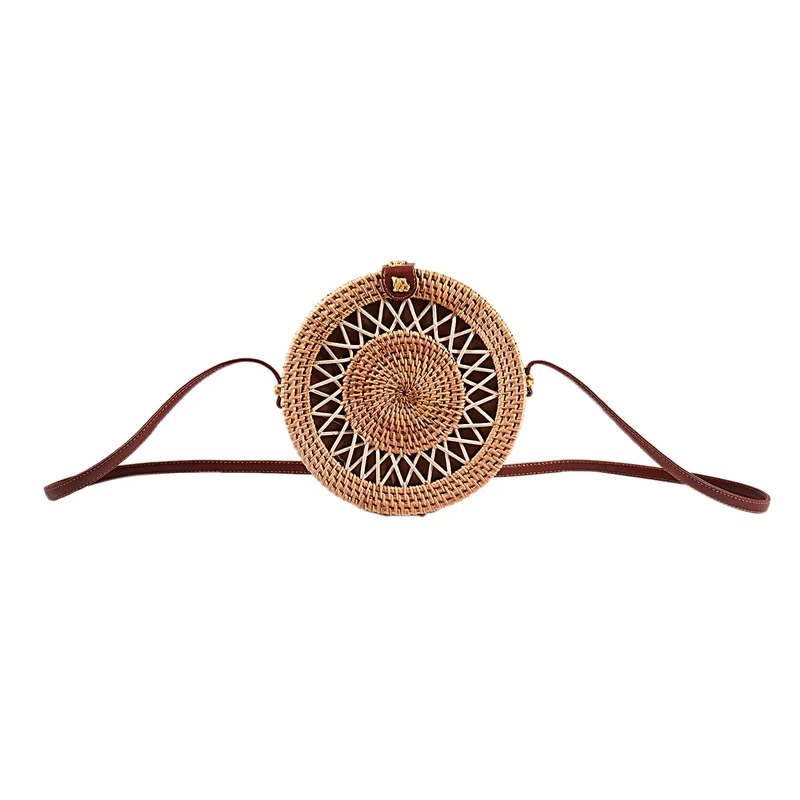 LJL-Round Straw Bags Women Summer Rattan Bag Handmade Woven Beach Cross Body Shoulder Bag Circle Bohemia Handbag Bali
LJL-Round Straw Bags Women Summer Rattan Bag Handmade Woven Beach Cross Body Shoulder Bag Circle Bohemia Handbag Bali