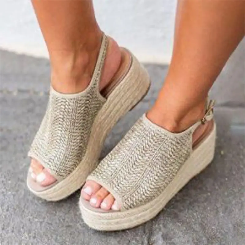 2019 Summer Women Sandals Fashion Female Beach Shoes Vintage Wedge Heels Shoes Comfortable Platform Shoes Plus Size 35-43
2019 Summer Women Sandals Fashion Female Beach Shoes Vintage Wedge Heels Shoes Comfortable Platform Shoes Plus Size 35-43