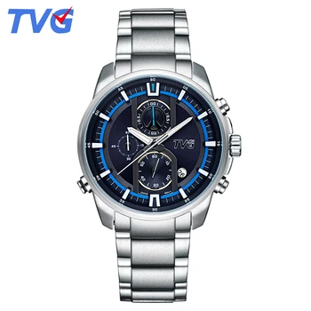 TVG luxury mens watches 2018 man watch male clock Stainless Steel Sport Watch Date Day Week Display Casual with watch box
TVG luxury mens watches 2018 man watch male clock Stainless Steel Sport Watch Date Day Week Display Casual with watch box