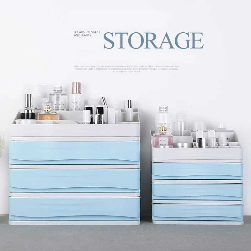 Plastic Cosmetics Storage Box Desktop Dressing Table Storage Drawer Skin Care Product Nail Polish Organizer 
Plastic Cosmetics Storage Box Desktop Dressing Table Storage Drawer Skin Care Product Nail Polish Organizer