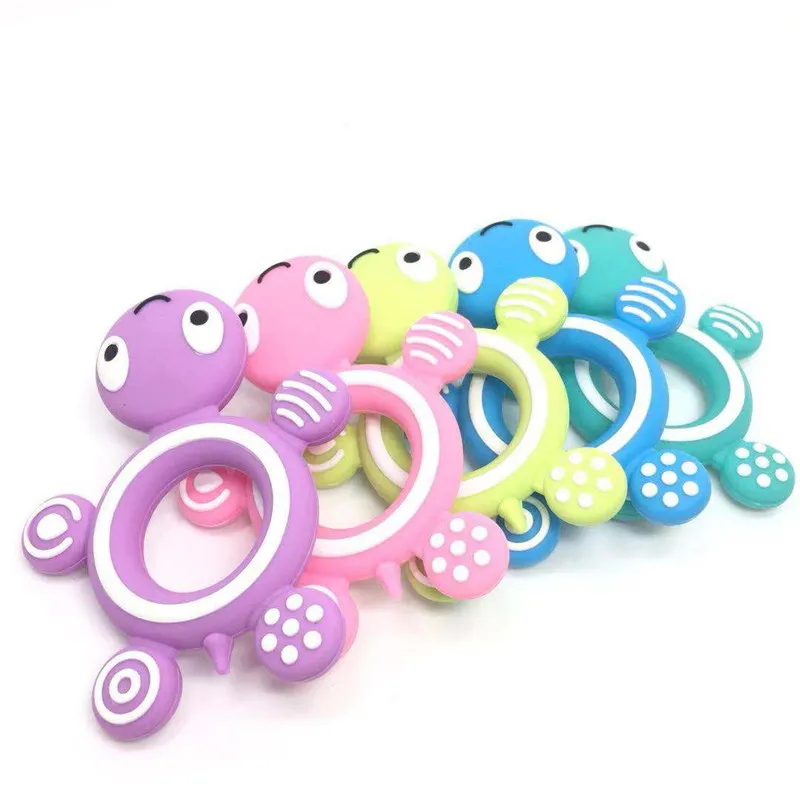 10PCS Teether Safety Tortoise Baby Child Food Grade Silicone Pacifier Teeth Tooth Turtle Chew Pacifier Silicone Teething Pendant
10PCS Teether Safety Tortoise Baby Child Food Grade Silicone Pacifier Teeth Tooth Turtle Chew Pacifier Silicone Teething Pendant