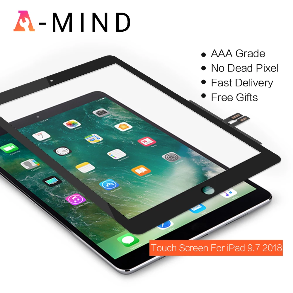 1Pcs For iPad 9.7 (2018 Version) For iPad 6 6th Gen A1893 A1954 Touch Screen Digitizer Front Outer Panel Glass +Tools
1Pcs For iPad 9.7 (2018 Version) For iPad 6 6th Gen A1893 A1954 Touch Screen Digitizer Front Outer Panel Glass +Tools