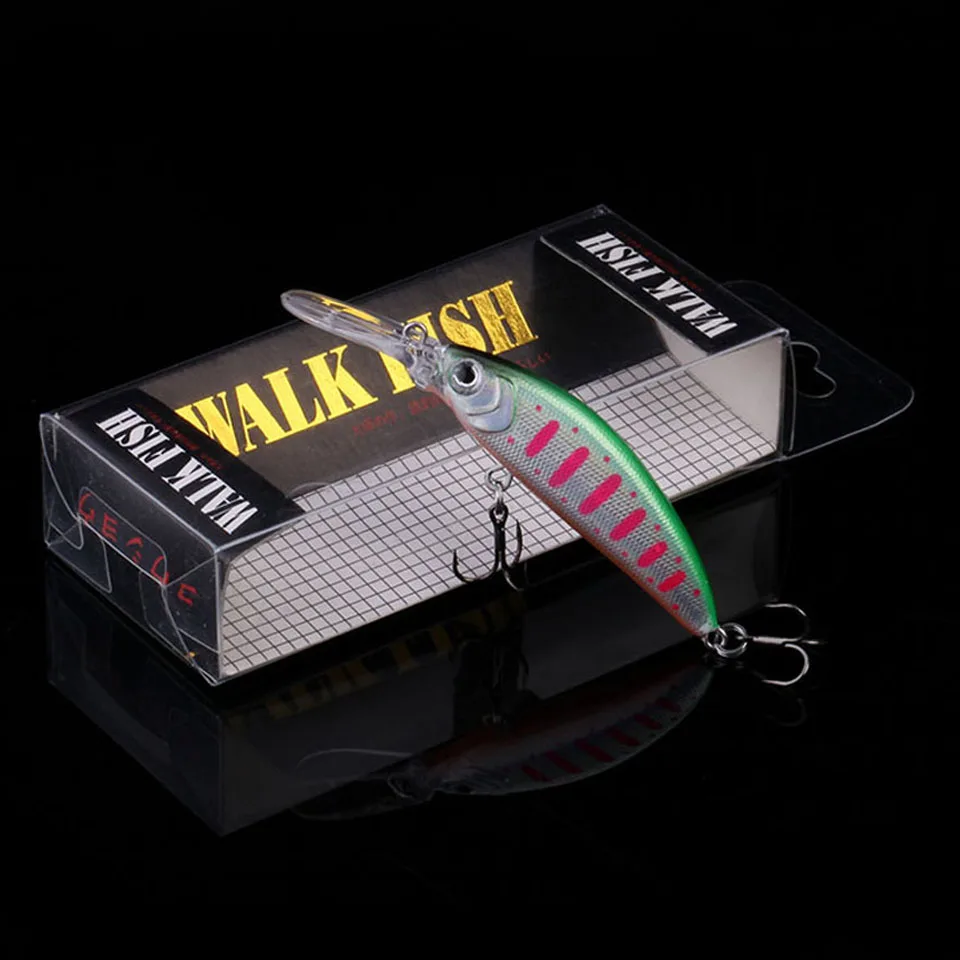 WALK FISH миниатюрная приманка в форме гольяна 5 см 3 г Реалистичная качели маленькая
