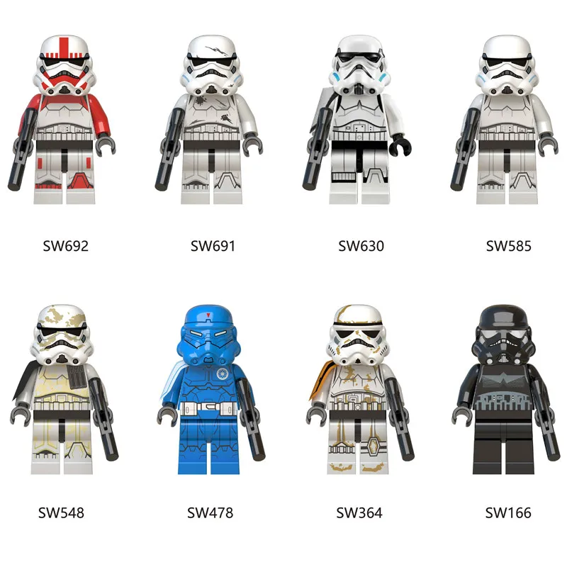Single Star Wars Sandtrooper Clone Shock Trooper Stormtrooper Sergeant Droid Escape Robot Figure building block toy for children
Single Star Wars Sandtrooper Clone Shock Trooper Stormtrooper Sergeant Droid Escape Robot Figure building block toy for children